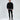 Lucas Shirt in Black – full-length front view