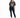 A woman stands confidently in a cropped graphic tee featuring a Florida design, paired with dark skinny jeans and bla...