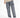 Casual gray cargo jeans with multiple pockets, styled with a beige gradient shirt and white sneakers.