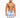 A muscular man stands confidently in blue and white striped swim trunks with a drawstring waist.