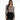 Model in Maddison black high-waisted wrap mini skirt with floral eyelash lace hem and side button detail.