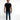Trace T-Shirt in Black – full-length front view