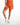 Mara Short Legging in Orange – front close-up