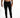 Men's Mason slim straight black jeans in Carbon with subtle distressing, styled with black sneakers.