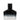 A sleek black and clear glass bottle with a textured cap, featuring a gradient design and minimalist label.