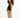 Maya Padded Crop Top in Black – side view