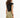 Maya Padded Crop Top in Black – back view