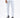 Men's Elliott white distressed jeans with knee rips, styled with black high-top sneakers by Carbon.