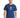 A man wearing a navy blue t-shirt featuring a graphic design with dice and text related to Las Vegas.