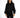 Ellis Bomber Jacket in Black – front close-up