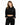 Elodie Jogger Set in Black – front close-up