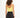 Yoga Crop Tank Top in Lemon – back view