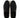 Zipper Sneakers in Black – top view