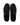 Zipper Sneakers in Black – top view