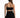 Zuri Knit Cami Top in Black – back view