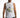 Men's white Successful ribbed tank top with graphic streetwear print and neon details in a slim fit lifestyle shot.