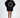 Model in Blessed Not Stressed black oversized graphic sweatshirt with streetwear vibe and black boots.