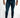 Finn Slim Fit Blue Denim Jeans by Carbon with light wash, side leg branding, and white sneakers streetwear style.