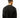 Back view of the Miles Top, a black fuzzy boucle crewneck sweater for men with a relaxed minimalist fit.