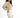Model in beige Zuri V-neck knit top with long puffed sleeves and white high-waisted trousers.