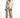 Model wearing the Eden white one-button blazer with a tailored fit, paired with beige wide-leg trousers and black heels.