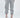 Back view of Lily Two-Piece Pants Set light grey joggers featuring an elastic waistband and cinched ankle cuffs.