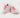 White Neon LED Light Up Sneakers with pink accents, orange laces, and CARBON embroidery for festival fashion.