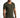 Men's Carbon Classic Streetwear Tee in olive green with a raw-edge scoop neck and curved hem on a studio model.