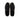 Overhead view of Carbon Urban Zipper Streetwear Sneakers in black leather with side zip details and tonal laces.