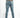 Rear view of Kolton light blue slim fit streetwear jeans featuring branded Carbon back patch and classic denim pockets.
