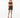 Trendy women's 2-piece black set featuring a lace-up crop top with eyelets and matching high-waisted mini skirt.