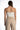 Back view of the white Emmie Strapless Bustier corset top featuring a gold-toned zipper closure and cropped fit.