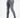 Men's Simon slim fit grey washed denim jeans with distressed details and paint splatter on white background.