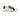 Carbon urban streetwear sneakers in white and black leather with side logo and low-top profile on white background.