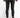 Rear view of Weston men's slim fit jeans in dark grey charcoal denim featuring back pockets and ankle zipper detail.