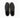 Top view of Camel Flush black camouflage sneakers for men with dark laces, carbon streetwear style, and cushioned insoles.