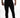 Back view of men's Carbon black streetwear joggers with a slim fit, ribbed cuffs, and back pocket on a white background.