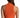 Back view of the Mara orange ribbed crop tank top, highlighting its high-neck racerback and sleek fitted silhouette.