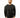 Man in black fuzzy Miles Top, a trendy streetwear boucle sweater, styled with beige trousers on a white background.