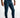 Model wearing Carbon Finn slim fit blue denim jeans and white sneakers for a modern streetwear look.