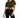 Woman wearing the Aleena army green front-knot t-shirt and black high-waisted leggings against a white background.