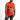 Model wearing the red Successful Ribbed Tank with graphic streetwear prints and slim-fit acid wash distressed jeans.