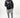 Axel modern blue glossy bomber jacket for men featuring ribbed trim and metallic finish on a studio model.