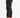 Side view of Carbon James Black Denim Streetwear Pants featuring an elastic waistband and tapered cuffed ankles.