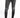 Men's Carbon Zayn slim fit grey denim jeans with distressed knee details, paired with black sneakers on white background.