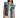 Model wearing the Mylah Blue Denim Vest, a light wash streetwear denim vest with structured shoulders and metal buttons.