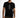 Men's black Shadow graphic streetwear tee in a slim fit paired with olive cargo pants.