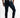 Rear view of Marco Slim-Fit Dark Blue Denim for men with back pockets and Carbon Jeans leather patch.