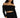 Model in Dulce black off-the-shoulder bodysuit with long sleeves and corset-style ribbing, streetwear aesthetic.