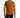 Men's Carbon Classic Streetwear Tee in burnt orange with wide scoop neck and curved hem on studio model.
